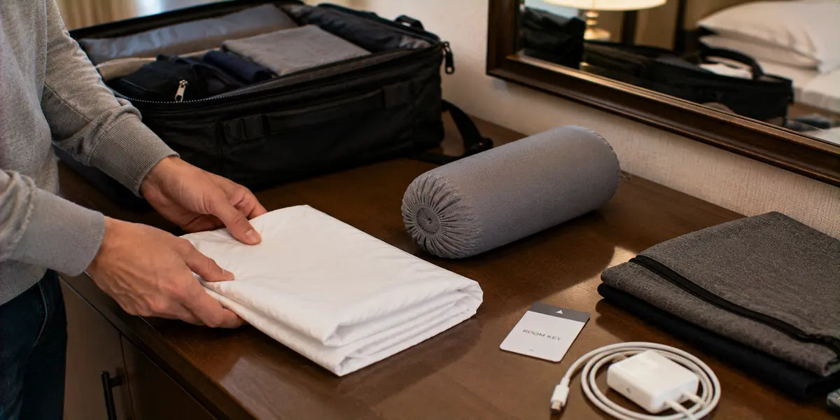 How to Pack a Spare Travel Pillowcase for Flights and Hotel Stays