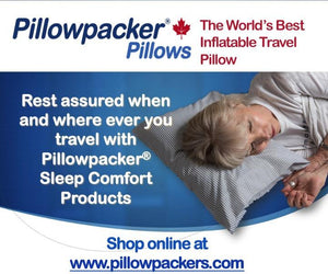 A pillowpacker pillow is the most comfortable travel pillow 