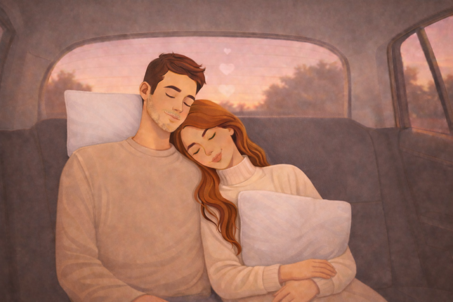 valentine's inflatable travel pillow