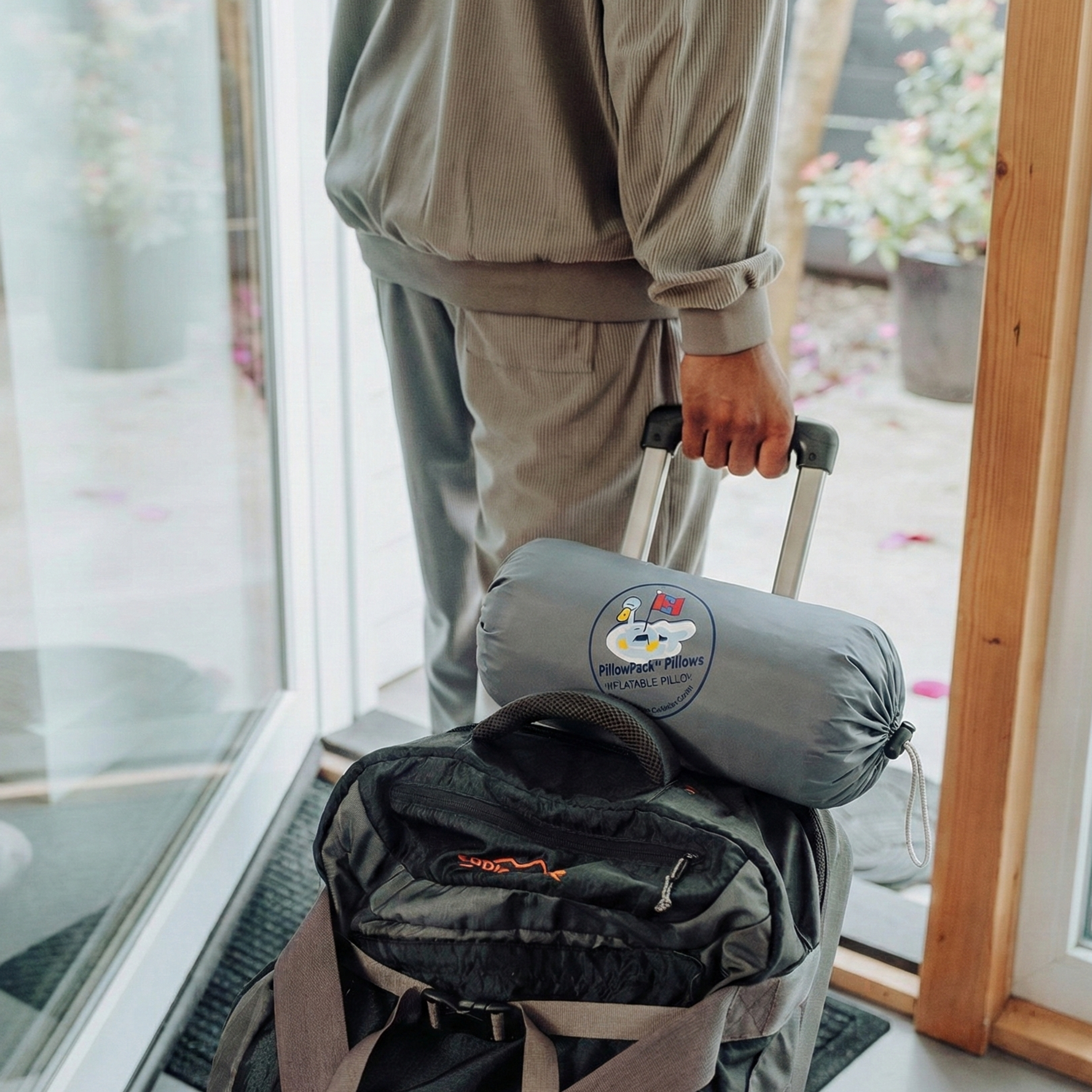 Oreillers de voyage gonflables en duvet de canard huttérien - 700 Loft