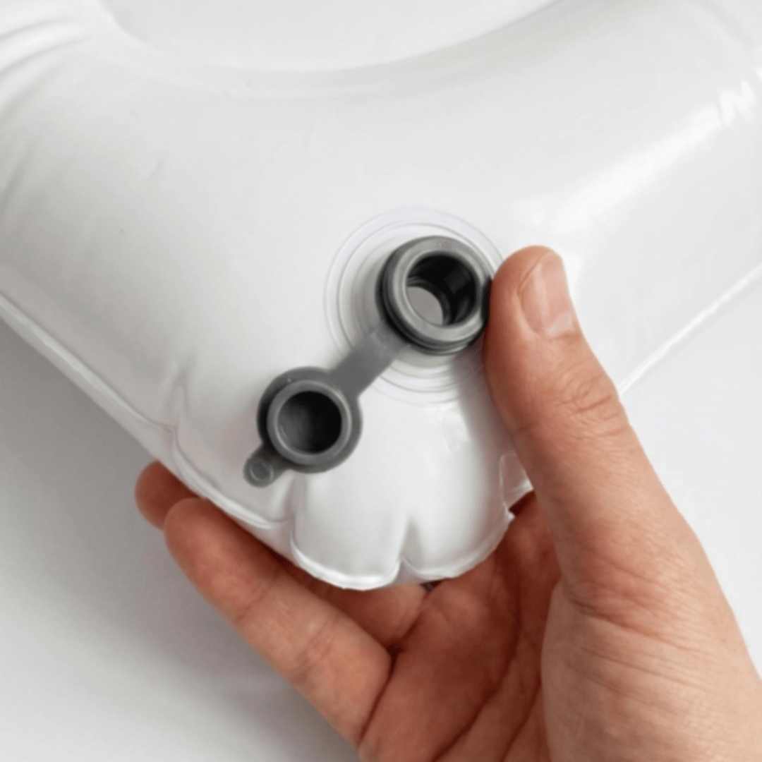 Down Alternative Microfiber Inflatable Travel Pillow