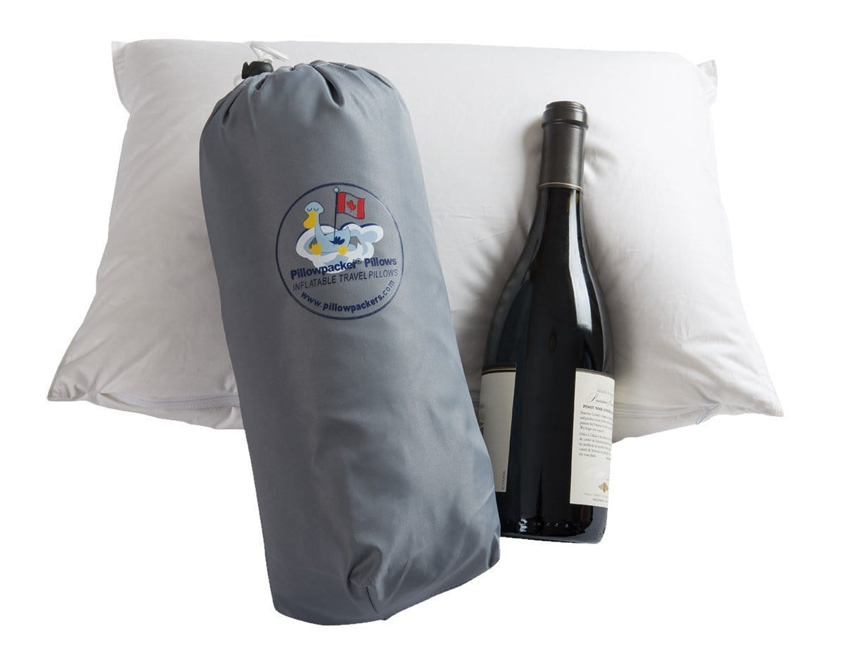 Luxurious Goose Down Inflatable Travel Pillows - Pillowpacker® Pillows - Pillowpacker Pillows