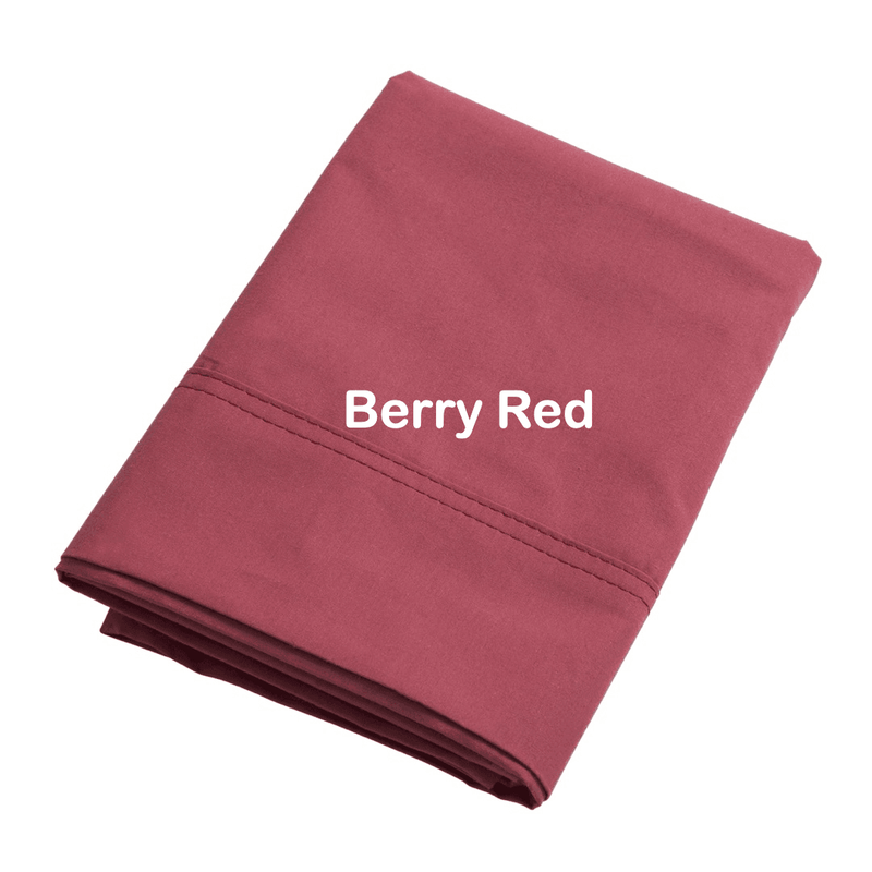 Pillowpacker Pillows Pillow Accessories Berry Red Pillowpacker® Pillowcases